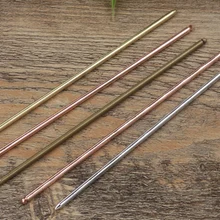 20 шт./лот 3*130 мм медь/шпилька из латуни зажим, палочки для волос, античная бронза/золото/серебро/черный заколка для волос DIY Винтажные Ювелирные Изделия