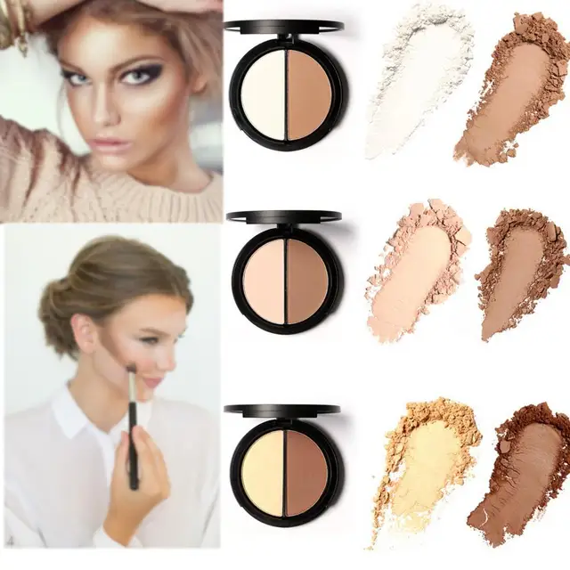 Buy New Makeup Blush Bronzer Highlighter 2 Diff Color