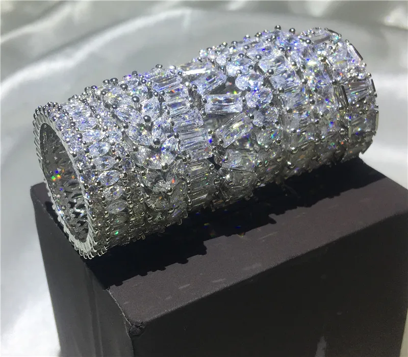 choucong 9 Styles Eternal Finger ring 5A zircon Cz 925 Sterling silver Engagement Wedding Band Rings For Women Men bijoux Gift