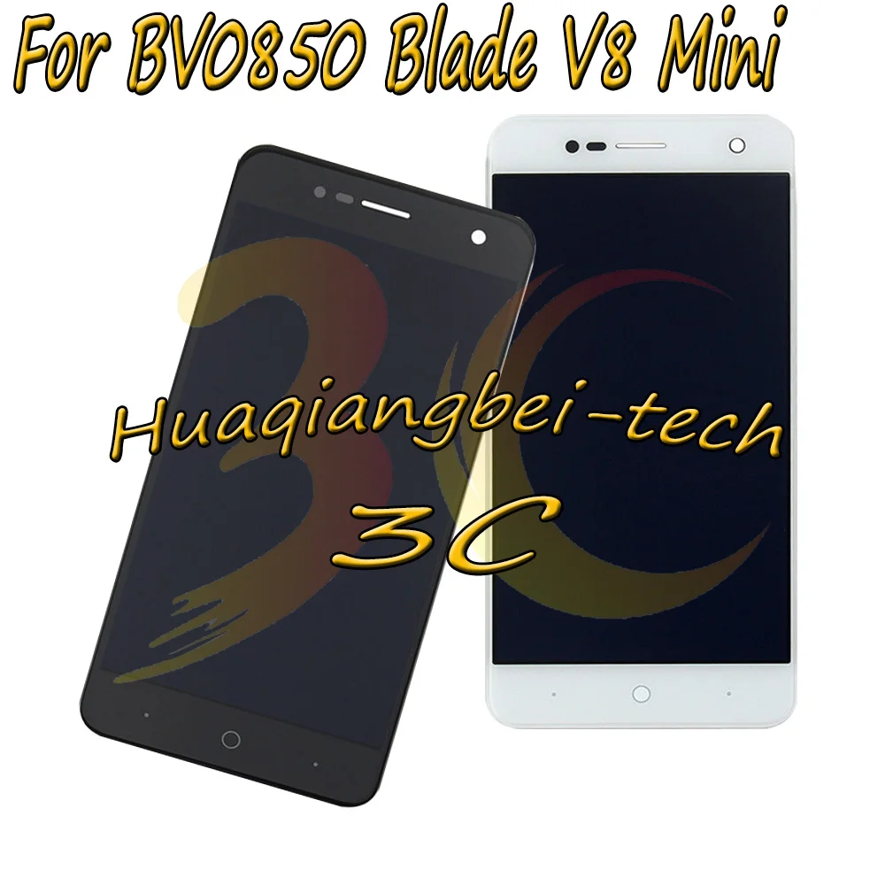 5,0 '' для zte BV0850 Blade V8 мини Полный ЖК-дисплей+ кодирующий преобразователь сенсорного экрана в сборе черный протестирован