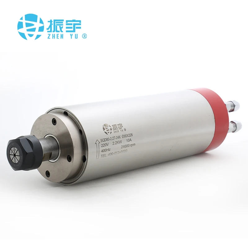 ZHENYU/SQD 2.2kw шпиндель с водяным охлаждением ER20 фрезерный ЧПУ CE|Шпиндель станка| |