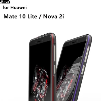 

Ultra Thin Shock-Proof Protective Case aluminum Bumper case for Huawei Mate 10 Lite / Huawei Nova 2i +2 Film (1 Front +1 Rear)
