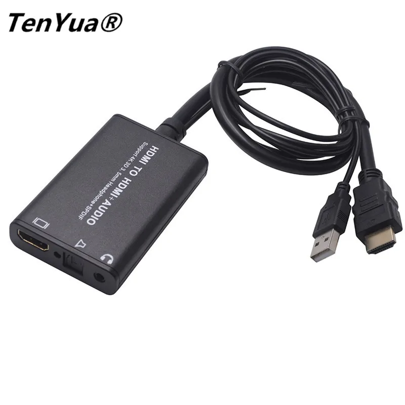  TenYua Multi-funzionale 4 K HDMI Audio Splitter HD Converter HDMI A HDMI Audio Extractor Cavo Switc