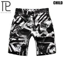 Летняя одежда для мальчика, Шорты купальные печатных пляжные шорты для мальчиков детская доска Шорты Плавание одежда для детей возрастом 4, размеров он-9-11-13