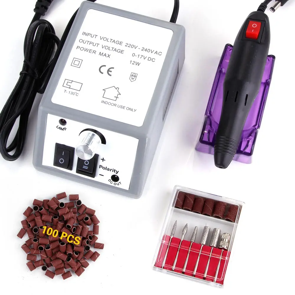 

Professional Electric Apparatus for Manicure Gel Polish with Buff Drill Polish Grinding Nail Drill Pen Machine Nail Equipment