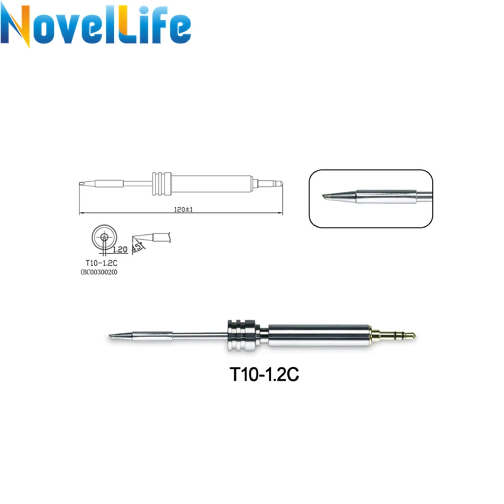 T10 K 0.5I 1.2C 1.3D бессвинцовый наконечник для паяльника Сменная головка для паяльника для GT-2010 USB паяльник
