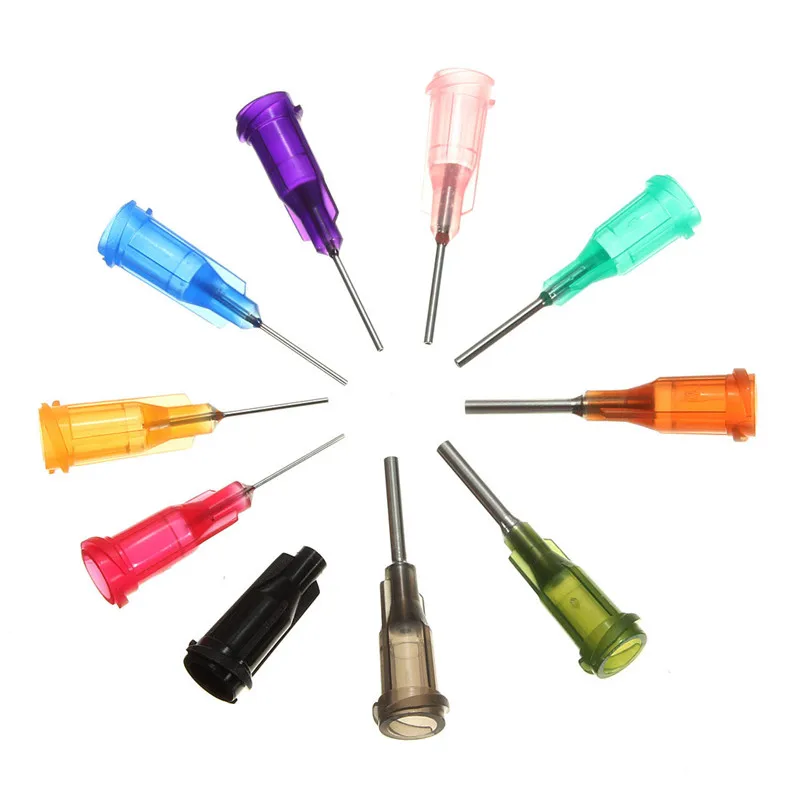 50pcs /Set Dispensing Needle Welding Fluxes For Welding Tools Suitable All Glue Liquid Solder Paste Adhesive Dispenser Needle lowes welding wire