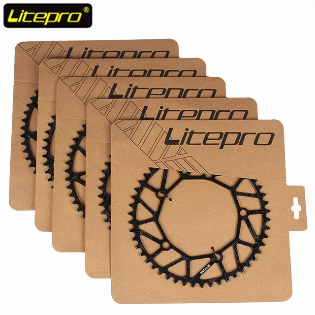 Litepro 130 BCD 9 10 11 скорость полый ЧПУ сплав одинарный диск цепное колесо дорожный
