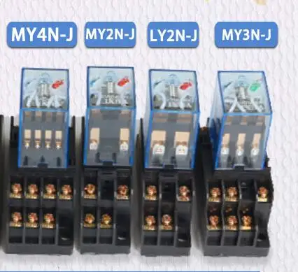 

5Sets MY4N-J MY2N-J LY2N-J OMRON New Coil Voltage General Purpose Low Power Relay With Base 220VAC 24VAC