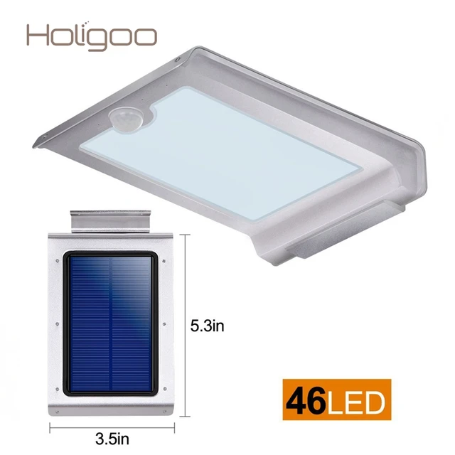 Holigoo 46 Led Outdoor Solar Light Waterproof Wall Mount Lighting Holigoo 46 Led Outdoor Solar Light Waterproof Wall Mount Lighting Super Bright Luminaria Lamp For Home Garden Decoration