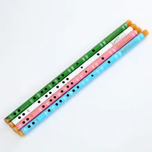 Традиционный флейта кларнет Студент музыкальный инструмент древесины Цвет 24 см для новичков и любителей духовых инструментов