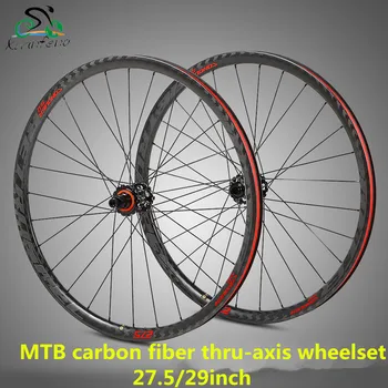 

M920 C9.0 ultralight carbon fiber rim wheels XDtaki BMX MTB wheelset hub thru-axis shaft mountain wheel set