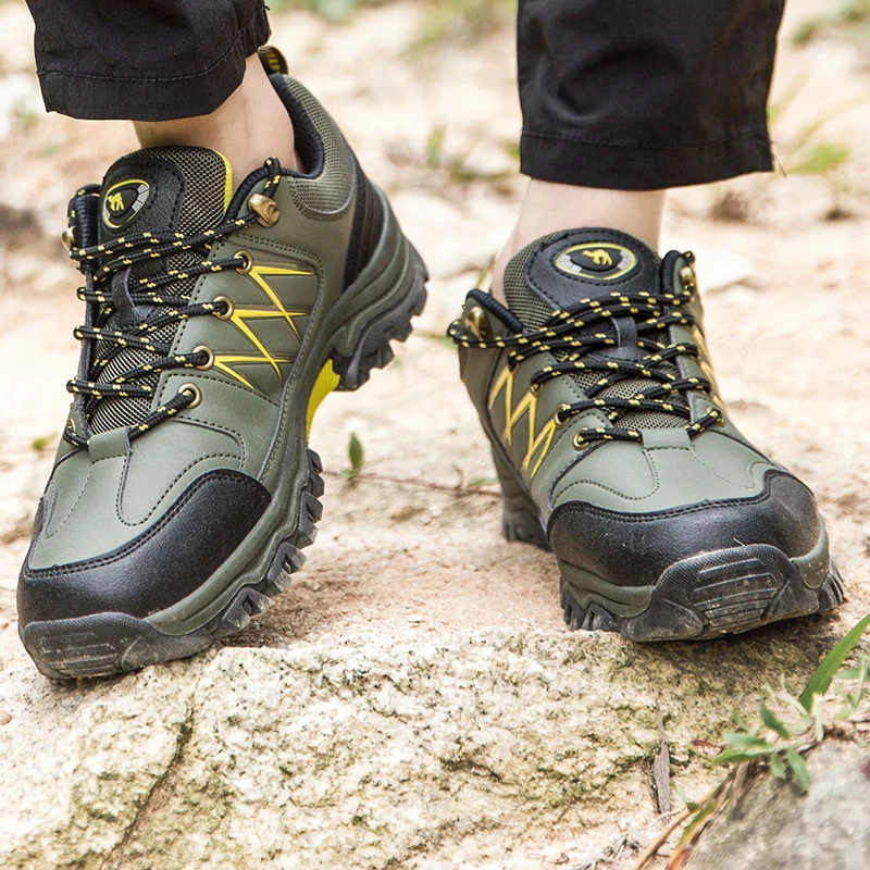 Man Hiking Shoes Spring Autumn Climbing Shoes for Men Black Army Green Trekking Shoes Man Rubber Bottom Non Slip Sneakers Man Hiking Shoes Spring Autumn Climbing Shoes for Men Black Army Green Trekking Shoes Man Rubber Bottom Non Slip Sneakers