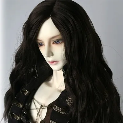 Новое поступление 1/3 8-" Bjd SD парик куклы высокая температура провода длинные модные волнистые для BJD супер парик волос