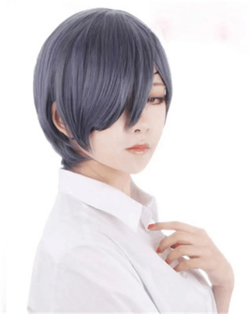 Дропшиппин Черный Дворецкий kuroshitsuji Ciel Phantomhive Косплей Костюм Emboitement себастия аристократ Косплей Костюм с париком