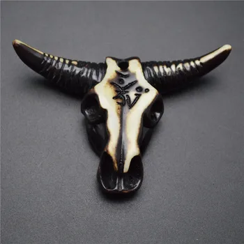 

Big size OX Bull Head Cool Pendant 50x70mm Big size Fashion Necklace Jewelry Materials