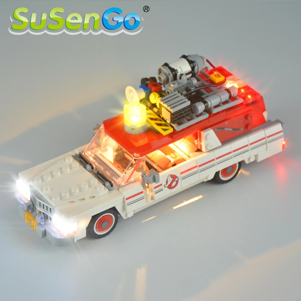 

SuSenGo LED Light Kit (Only The Light)For The Ghostbusters Ecto-2 Building Blocks Model Light Set Compatible With 75828