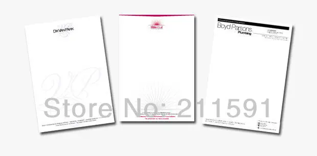 Perusahaan kop surat, Menulis surat kertas, A4 ( 21 * 29.7 