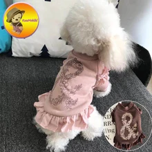 New Arrivals Spring autumn Dog Dress Dresses Pet Skirt Skirts cat Yorkshire Clothing Supplies Dog Pet Apparel