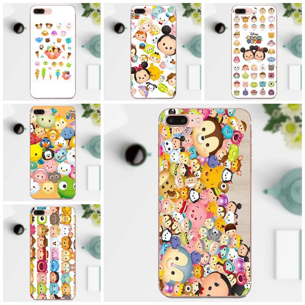 

Pretty Cute Tsum Tsum Soft Print Cover Case For Apple iPhone X XS Max XR 4 4S 5 5C 5S SE 6 6S 7 8 Plus