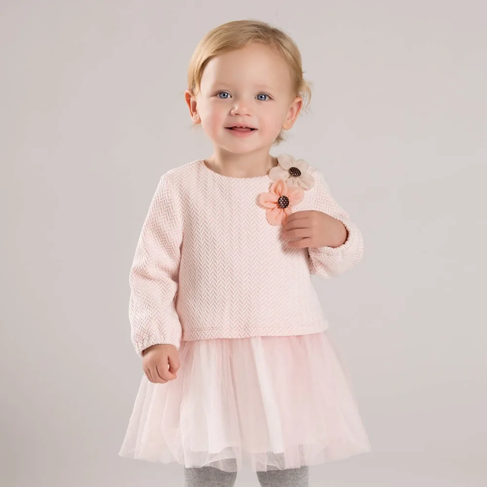 DB4881 dave bella/весеннее милое платье для малышей; платье феи для маленьких девочек; детская Изысканная одежда; платье лолиты для девочек