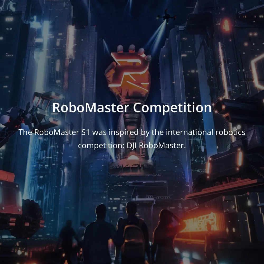 DJI RoboMaster S1 интеллектуальное Программирование образовательный робот поддержка кодирования питона индивидуальное распознавание и стрельба игры