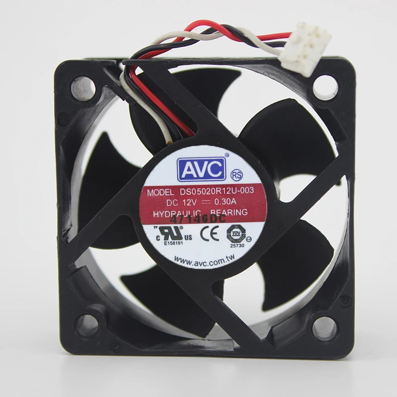 Brand new original 5020 5CM cooling fan DS05020R12U 003 12V 0.30Ain