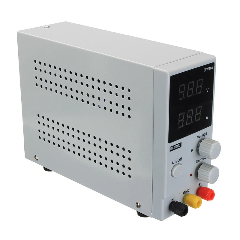 Штепсельная вилка США LW-K3010D 110 V/220 V 0-10A 0-30 V Регулируемый источник питания постоянного тока регулируемое цифровое переключение питания
