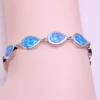 2022 Fashion Water Drop Opal Bracelets for Women Hand Chain Party Wedding Jewelry Accessory Gift Wholesale ► Photo 2/6