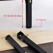 4 шт./лот кровать квадратная рамка из труб зажимной кронштейн ноги регулируемые рейки поддержка матраса