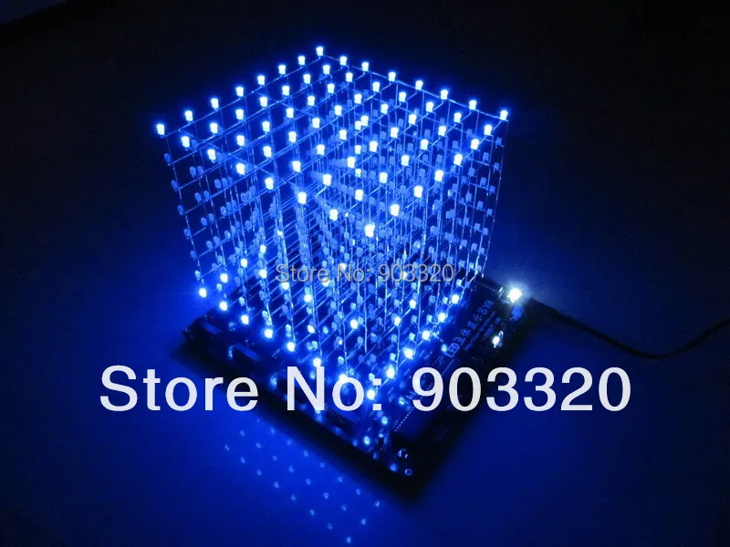 

Cheap Price Assembled 3D 8S LED Light Cube With Animation Effects /3D CUBE 8*8* 3D LED Display,Christmas Gift