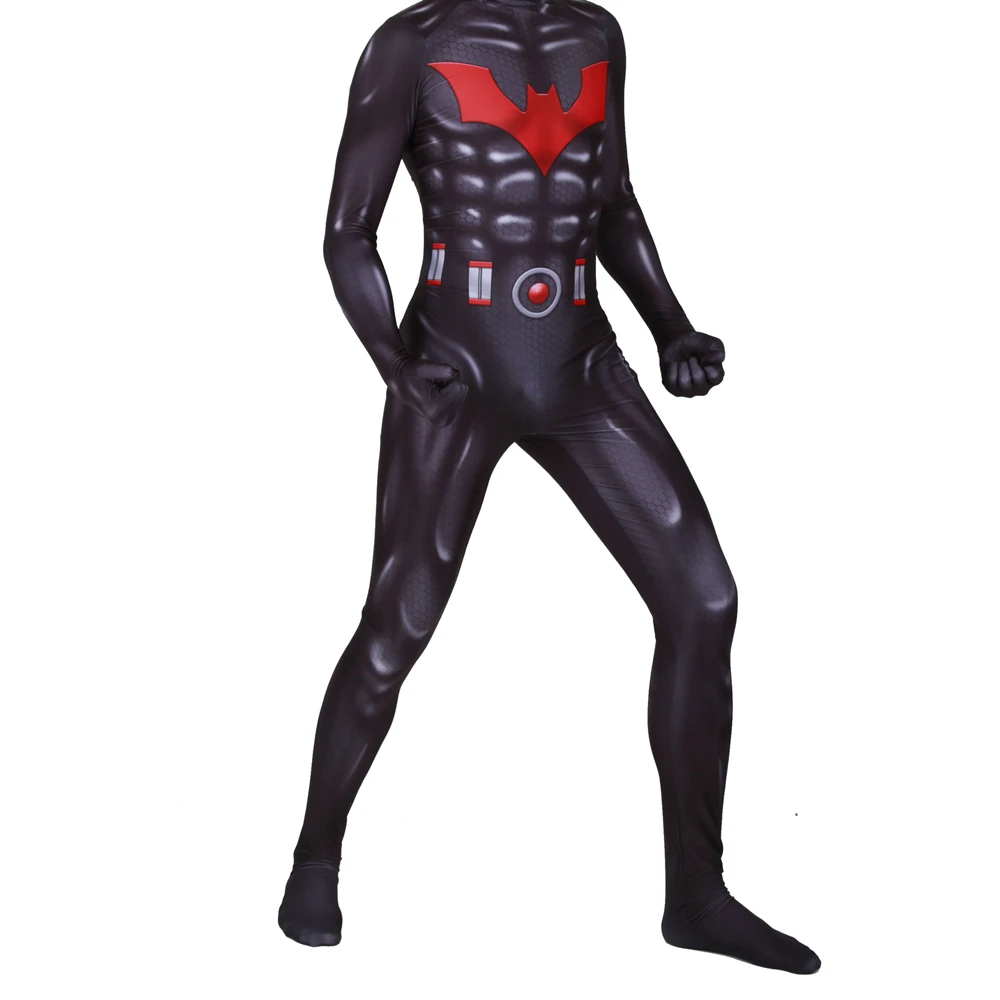 Маскарадный костюм для взрослых и детей с Бэтменом и человеком-пауком, костюм супергероя Zentai, комбинезон