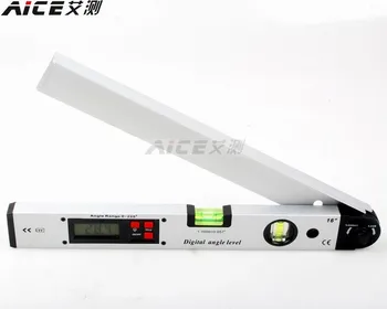 

225 degree angle protractor level digital readout