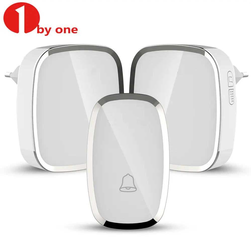 1by one Waterproof Wireless Doorbell 280M R