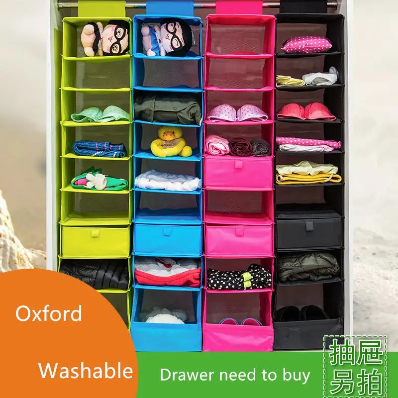 Wardrobe Storage Bag Hanging Foldable Organizador De Closet Clothing