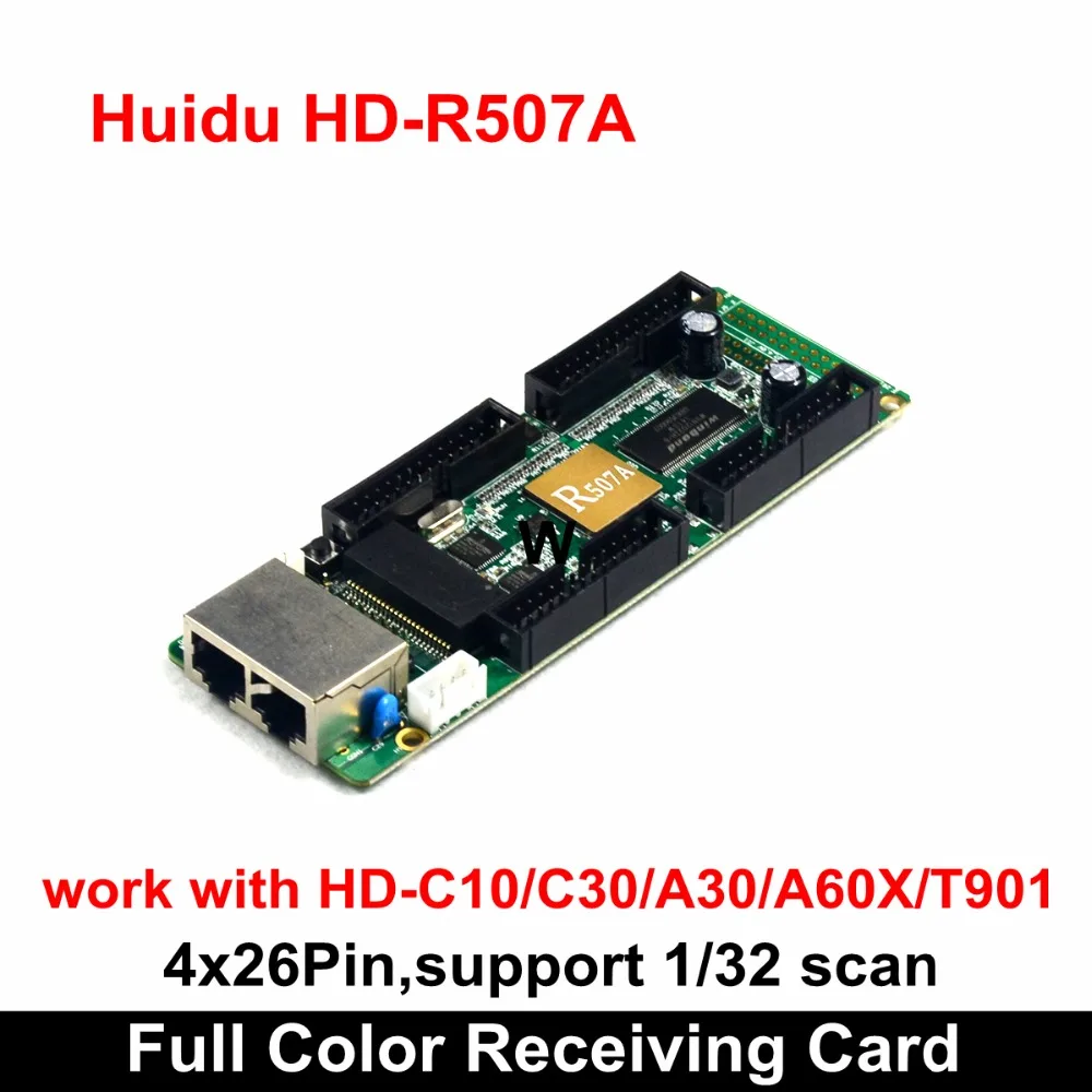 

Huidu HD-R507A Small Pixel Pitch Full Color Receiving Card ,High Resolution LED Video Receiver Card(Work with C15/C35/A3/T901)