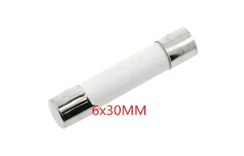

100pcs 6X30mm F 1A 2A 3A 4A 5A 6A 8A 10A 250V 15A 20A 250V Fast Blow Ceramic Fuse 6*30