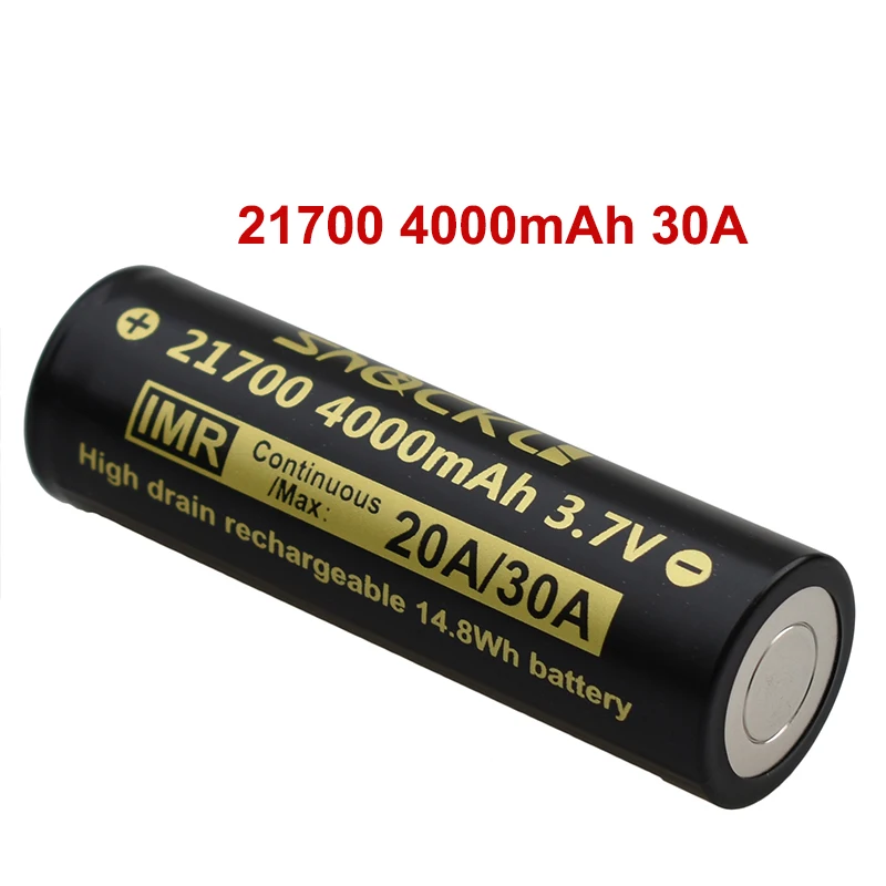 21700 аккумулятор Shockli 21700 4000mAh 3,7 V 14,8 W литий-ионная аккумуляторная батарея 40A подходит для Capo Squonk RX2, электронная сигарета