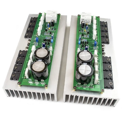 

Katherin PR-800 1000W input tube ON 2N5551 2N5401 power tube TTA1943 TTC5200A class HIFI power amplifier board