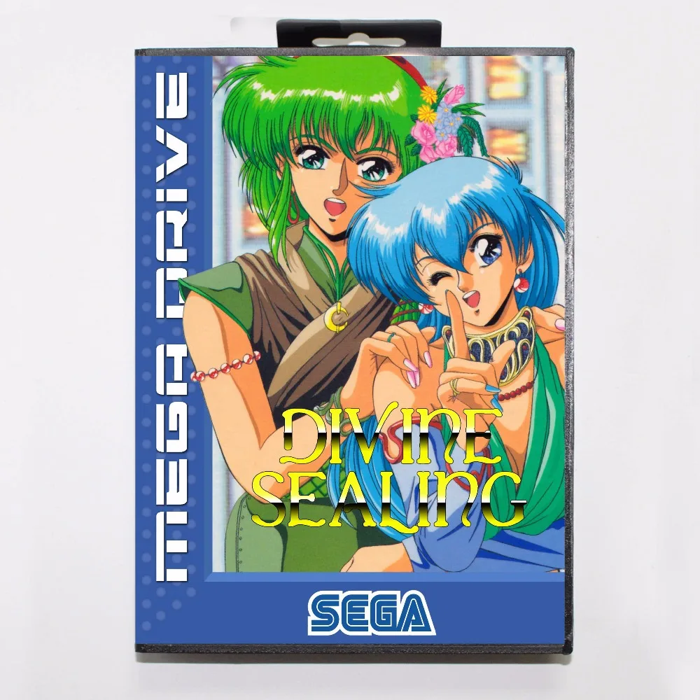 Divine Sealing 16 bit MD игровая карта с розничной коробкой для sega Megadrive/Genesis