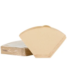 100/200/300 шт./упак. капельного кофе фильтр кофейный бумажные фильтры для кофе без отбеливания предварительно складывающийся фильтр Кофеварка сетчатые инструменты