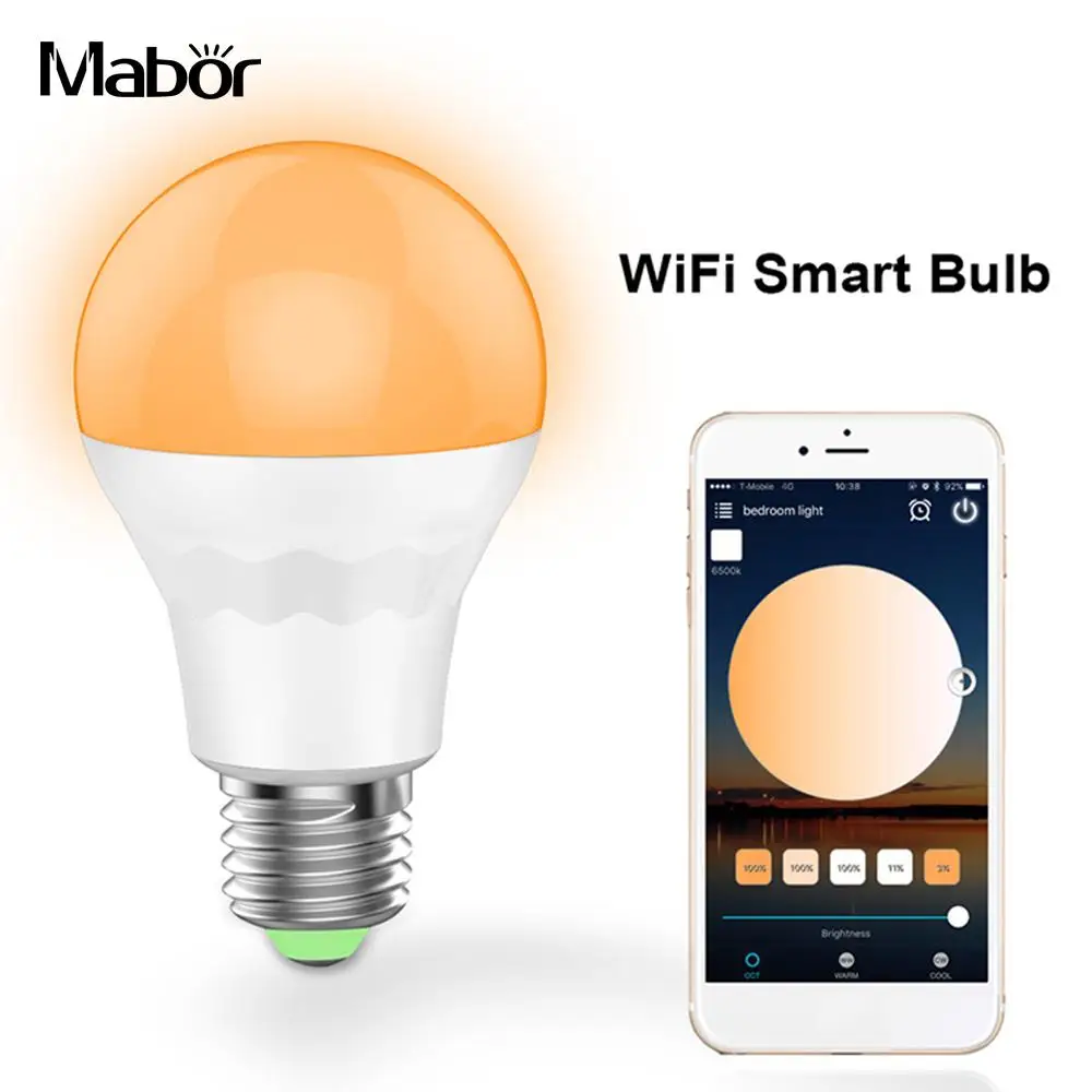 

Mabor LED Buld 7.5W Light Super Bright Home Lamp Replacement Bedroom LED Bulb
