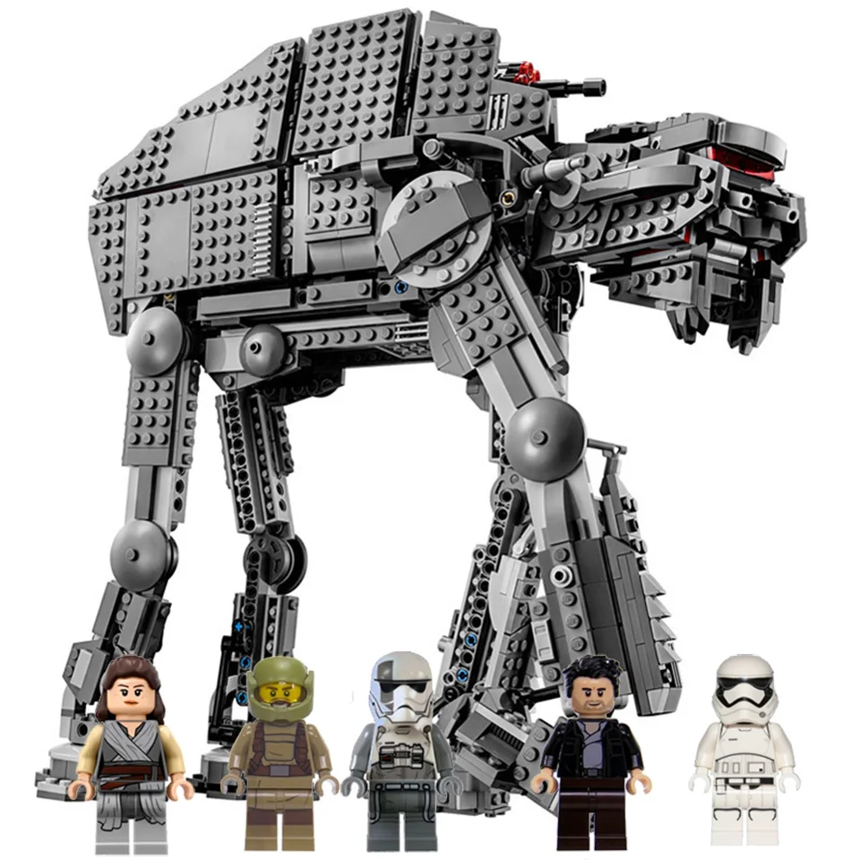 

Star Wars Compatible 75189 First Order Heavy Assault Walker Set Model Building Blocks Boys Gift Toys For Children