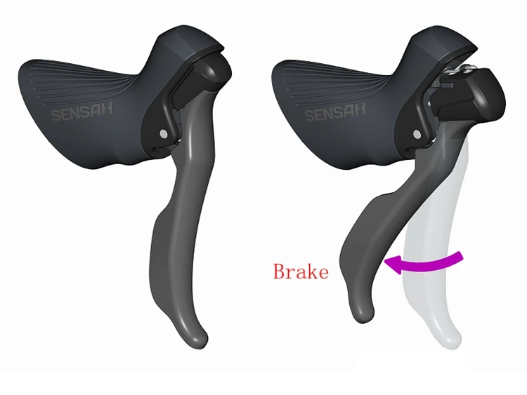 SENSAH дорожные переключатели передач велосипеда двойной 22 рычаг переключения скорости тормозной велосипедный переключатель Groupset совместимый для Shimano и sram rival