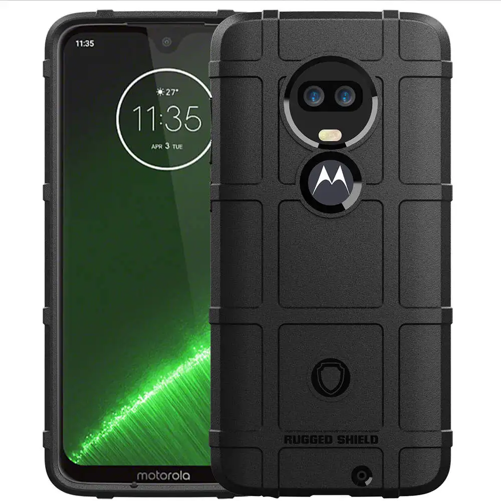 back Shell For Motorola G7 Play Rugged Cover Shockproof Soft TPU Case on for moto g7 plus Flexible Protective case cover fundas | Мобильные