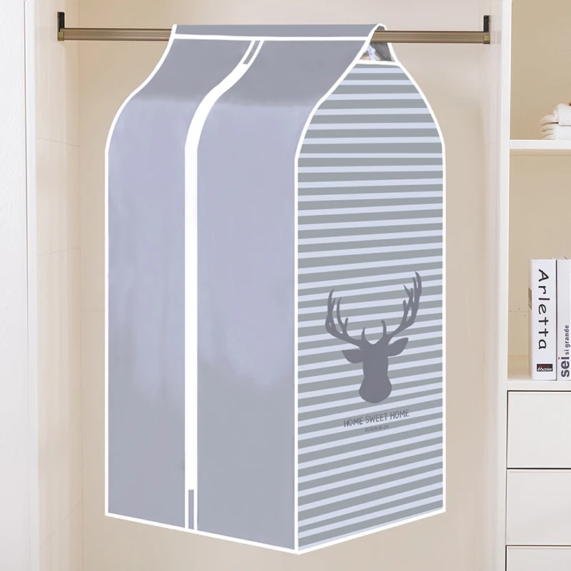 

Waterproof Dustproof Clothes Cover for Garment Suit Dress Coat Cloth Big Dust Cover Organizer Stereoscopic Cloth Dustproof Case
