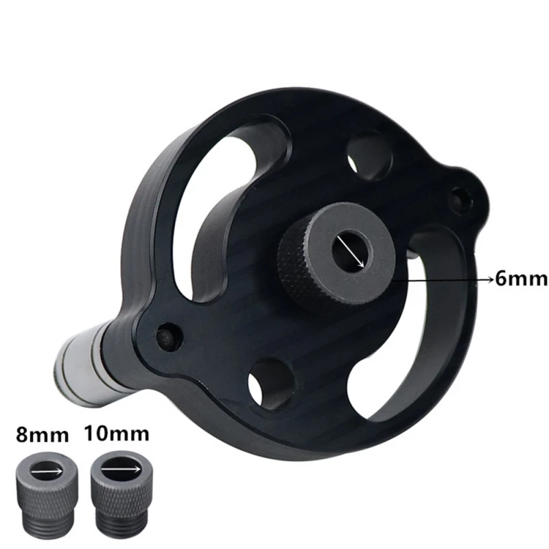 

New Woodworking Vertical Locator Locator including 6/8/10mm Drill Sleeve Beech Center Punching Tool