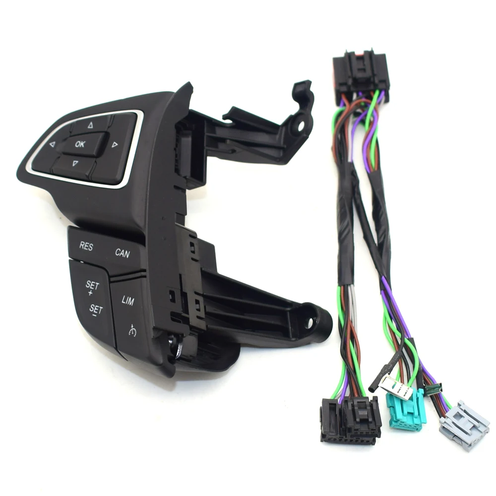 Для Ford Focus MK3- Kuga круиз-контроль переключатель многофункциональное рулевое колесо Кнопка Bluetooth аудио кнопка