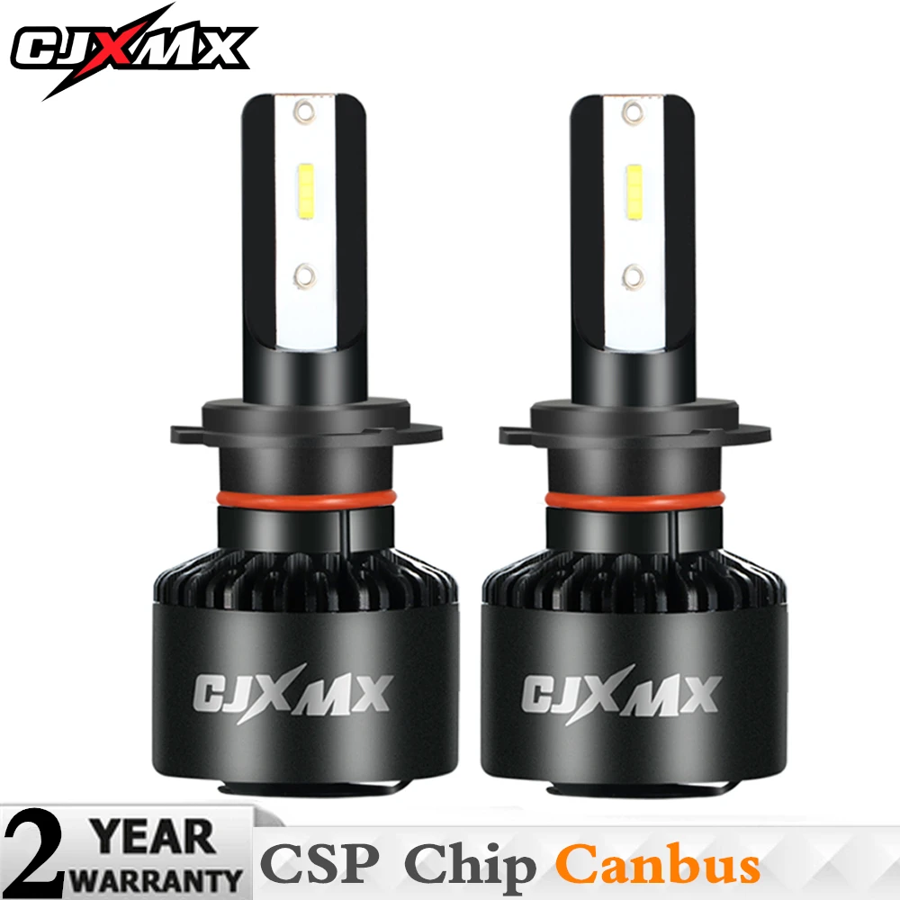 CJXMX H4 H7 светодиодный головной светильник H11/H8/H9 9006/HB4 Canbus автомобильный s 60 Вт