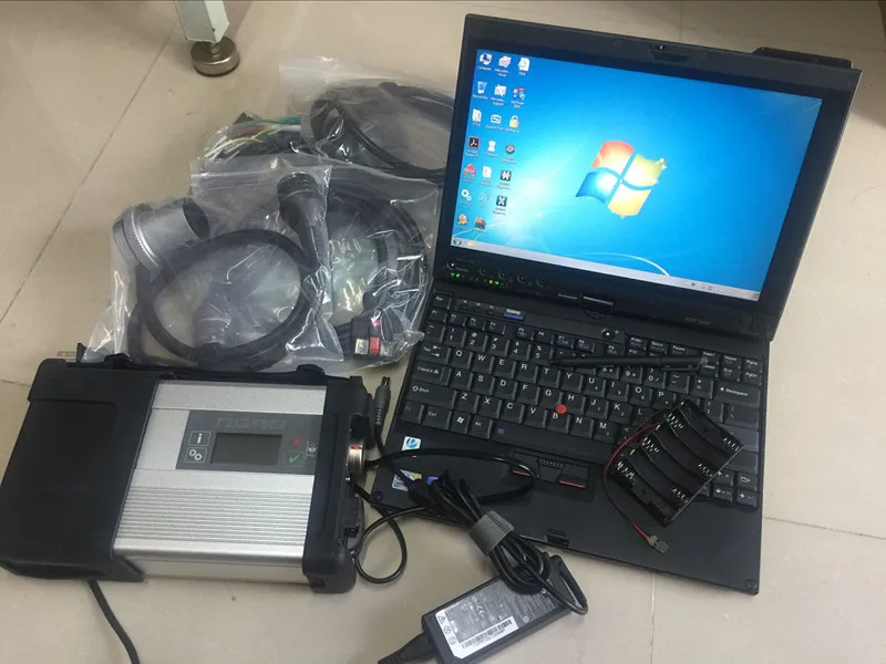 

Top Hot selling MB Star C5 SD Connect Compact 5 with laptop x200t touch screen diagnosis PC installed MB SD C5 Software HDD
